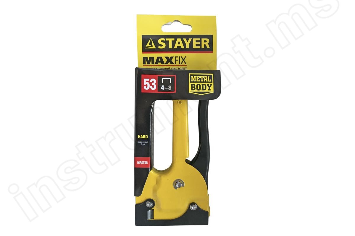 Степлер 4-8мм тип 53 Stayer Master - фото 3