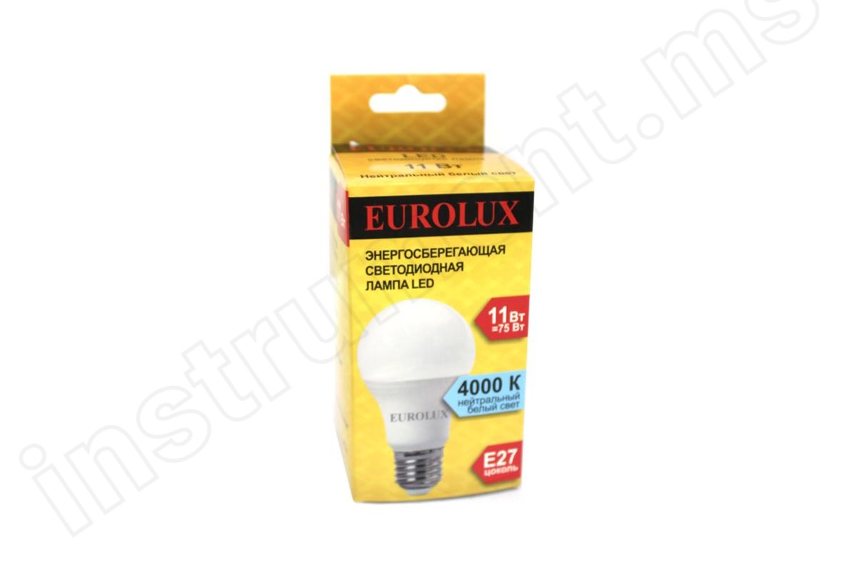 Лампа LED 11Вт E27  белый свет Eurolux A60 - фото 2